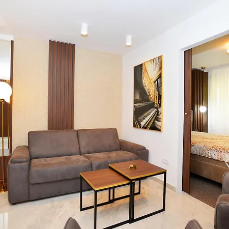Daire Piano Luxe With Sauna And Bicycles Belgrad